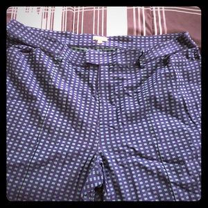 ModCloth checkered stretchy pixie pants & blouse